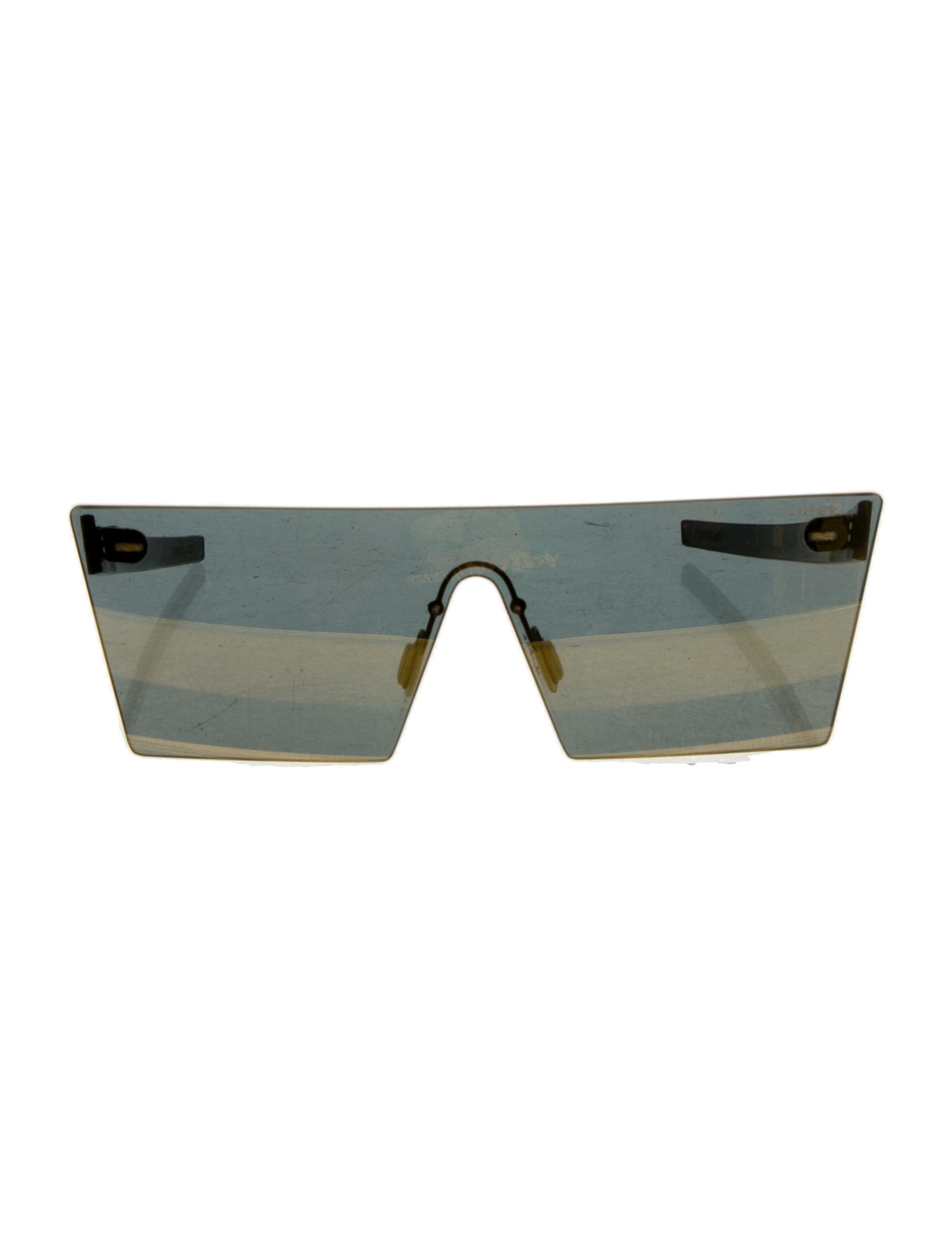Super by Retrosuperfuture Shield Tinted Sunglasses