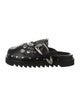 Toga Virilis Leather Studded Accents Slides