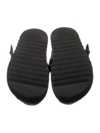 Toga Virilis Leather Studded Accents Slides