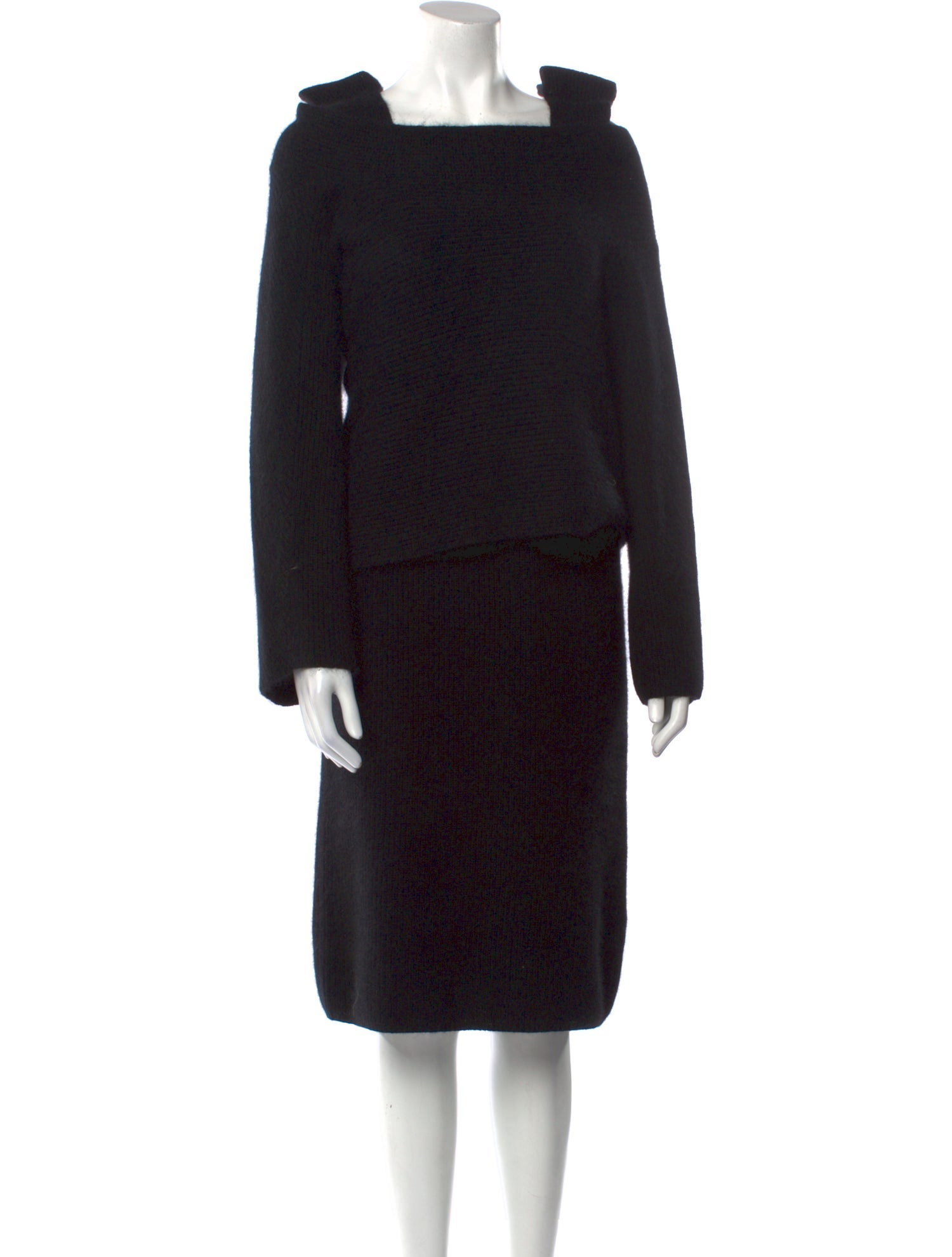 Toga Wool Two-Piece Dress Set