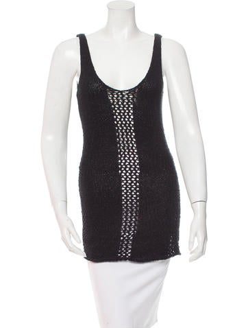 Torn by Ronny Kobo Knit Scoop Neck Top