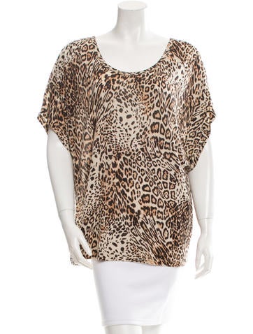 Torn by Ronny Kobo Printed Oversize Top