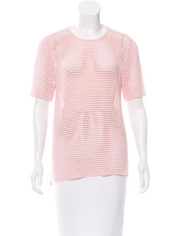 Torn by Ronny Kobo Crocheted Open Knit Top w/ Tags