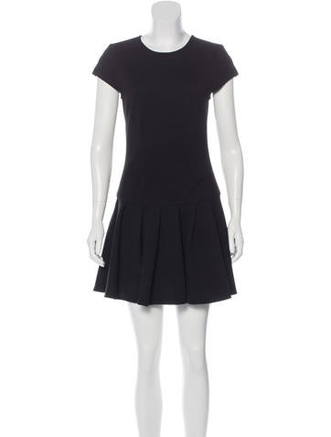 Torn by Ronny Kobo Short Sleeve Drop Waist Dress