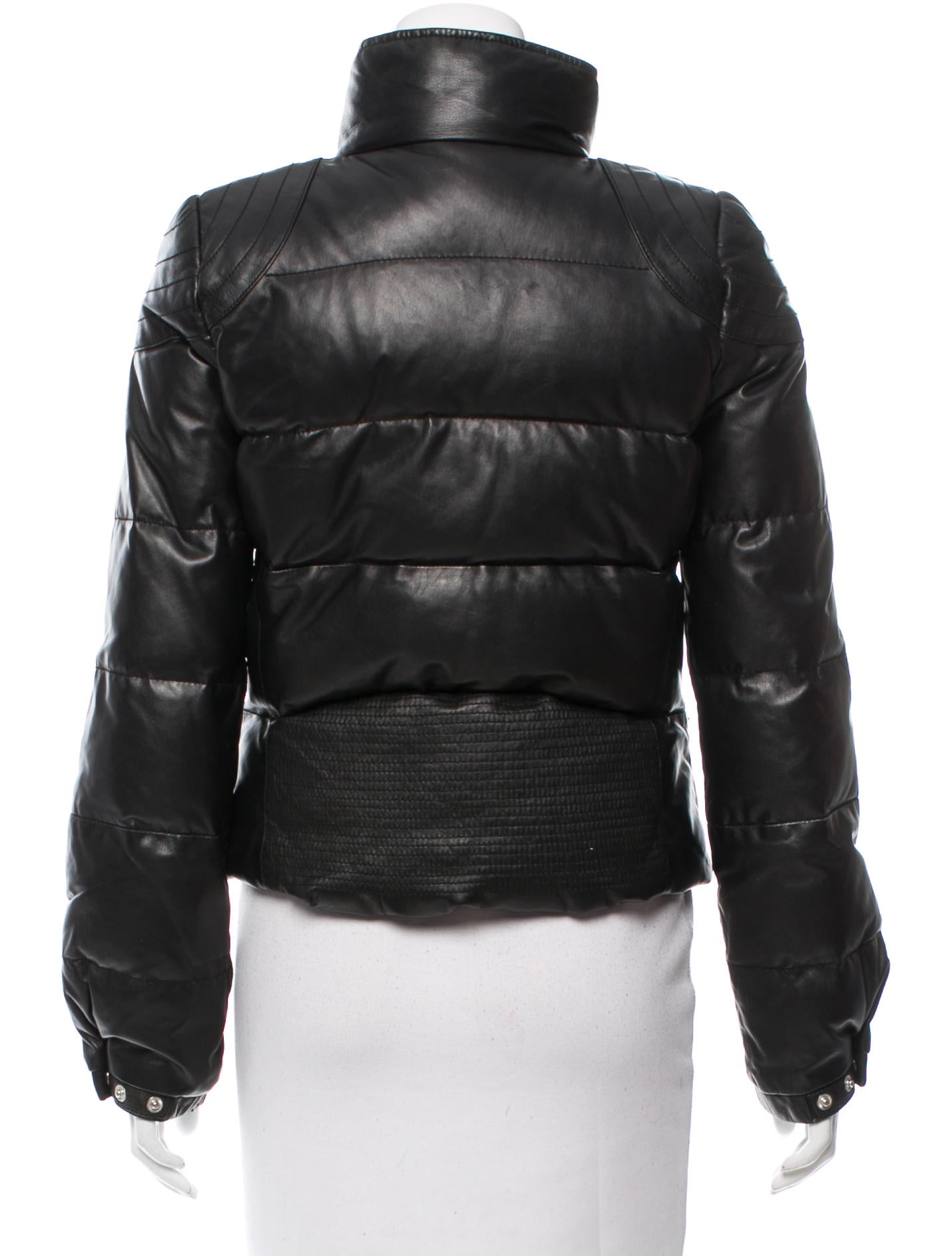 Torn by Ronny Kobo Leather Puffer Jacket Clothing WT522728 The