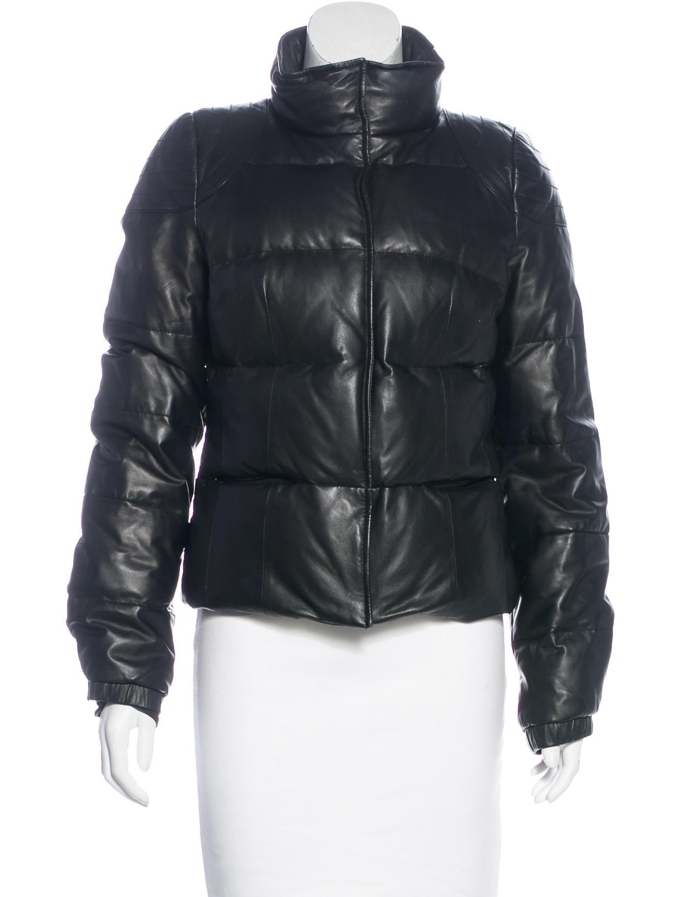 Torn by Ronny Kobo Leather Down Coat Clothing WT523236 The RealReal