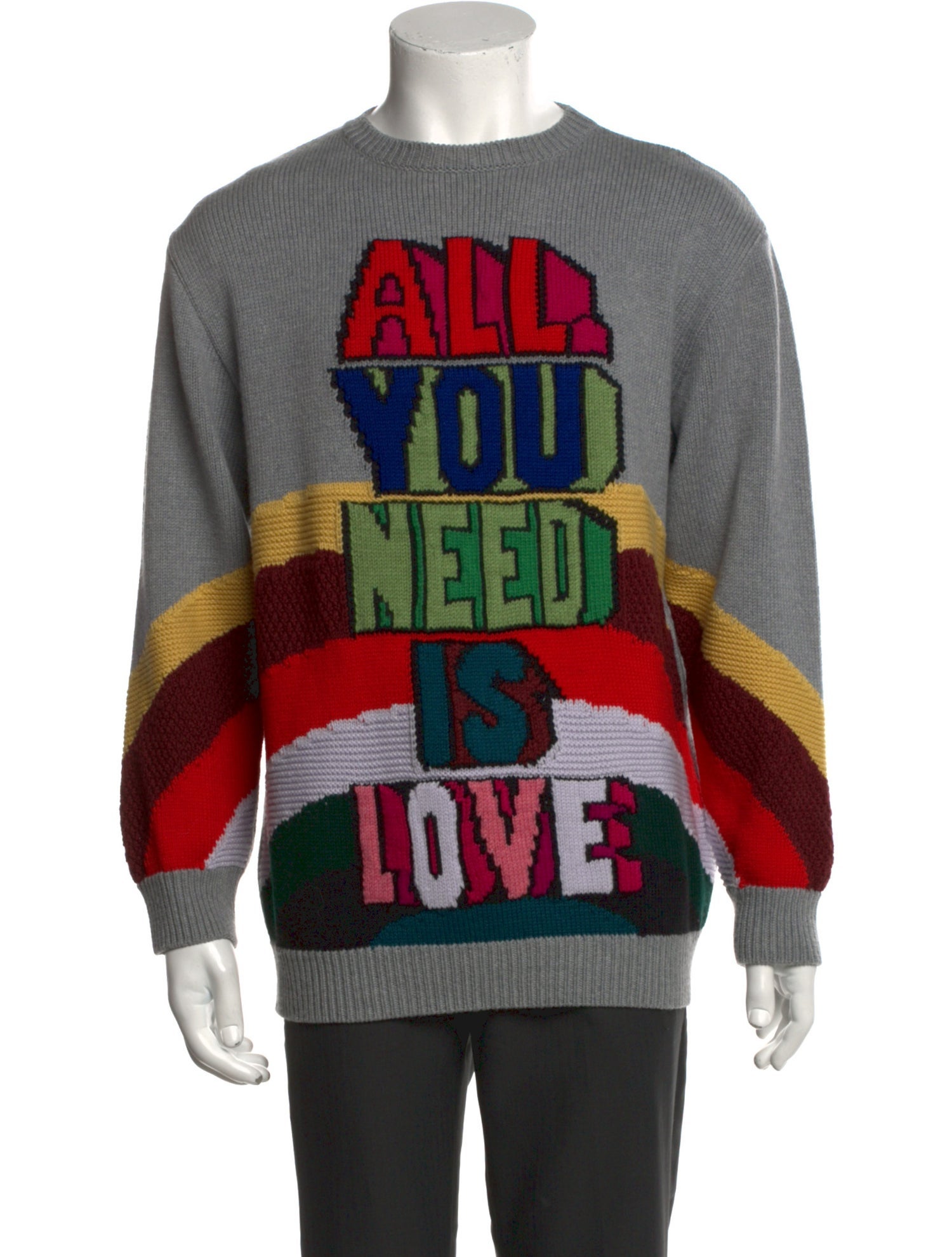 The Beatles X Stella McCartney Virgin Wool Graphic Print Pullover