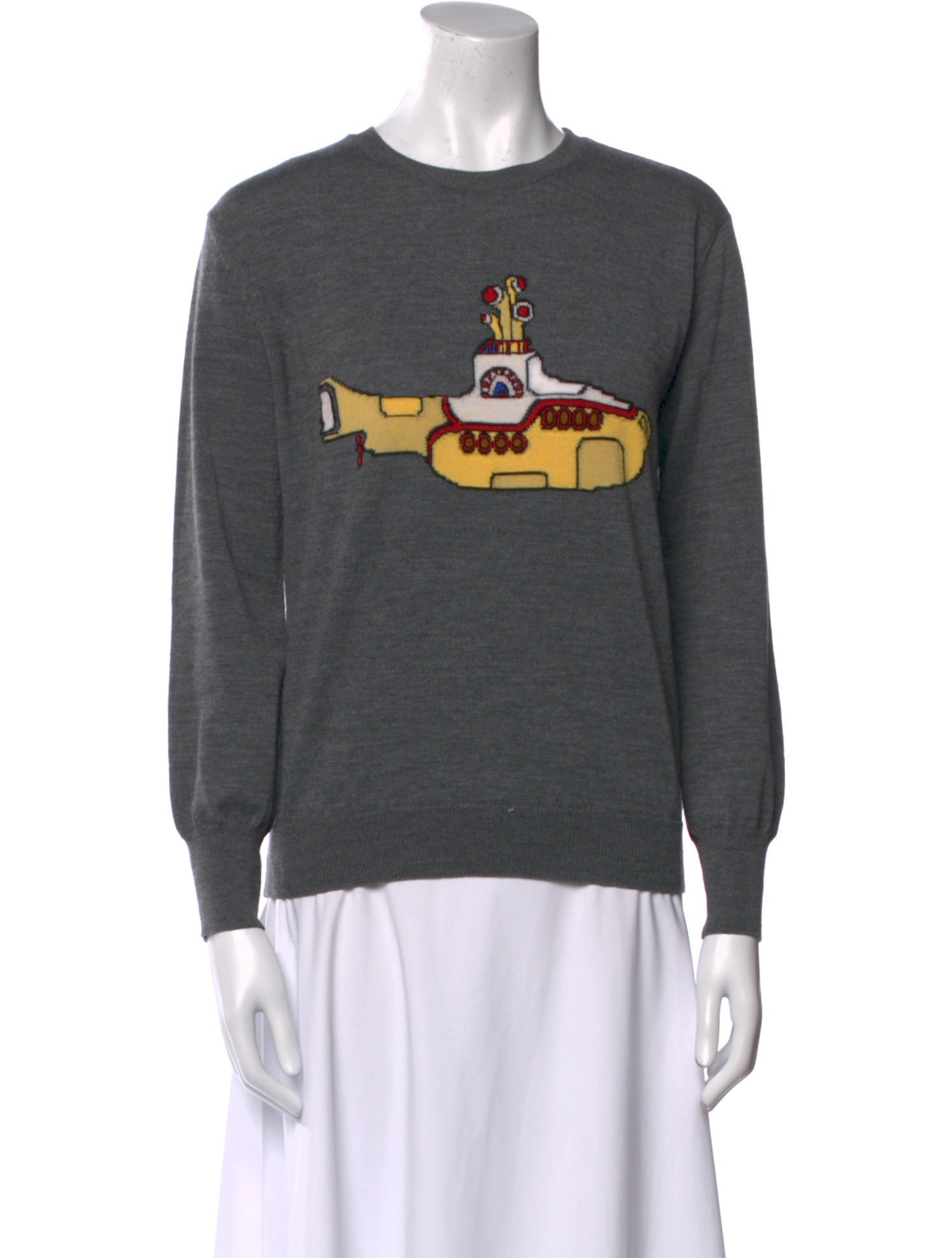 The Beatles X Stella McCartney Virgin Wool Graphic Print Sweater