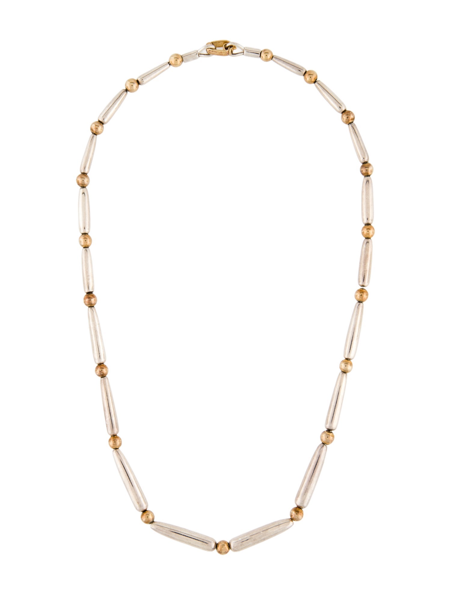 Tane Mexico 1942 Two-Tone Station Necklace