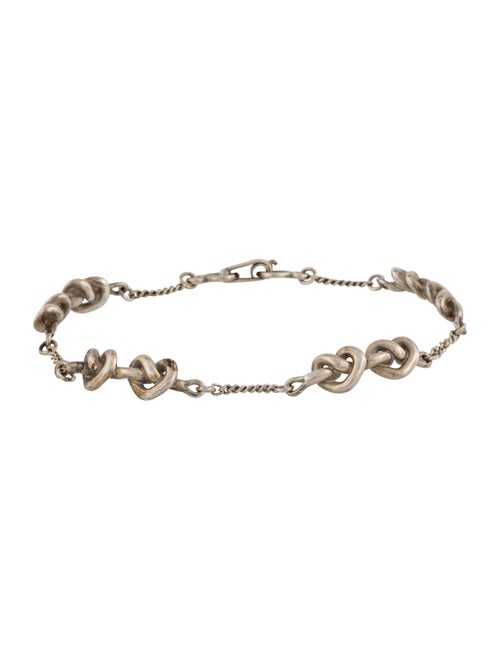 Tane Mexico 1942 Knotted Heart Link Bracelet