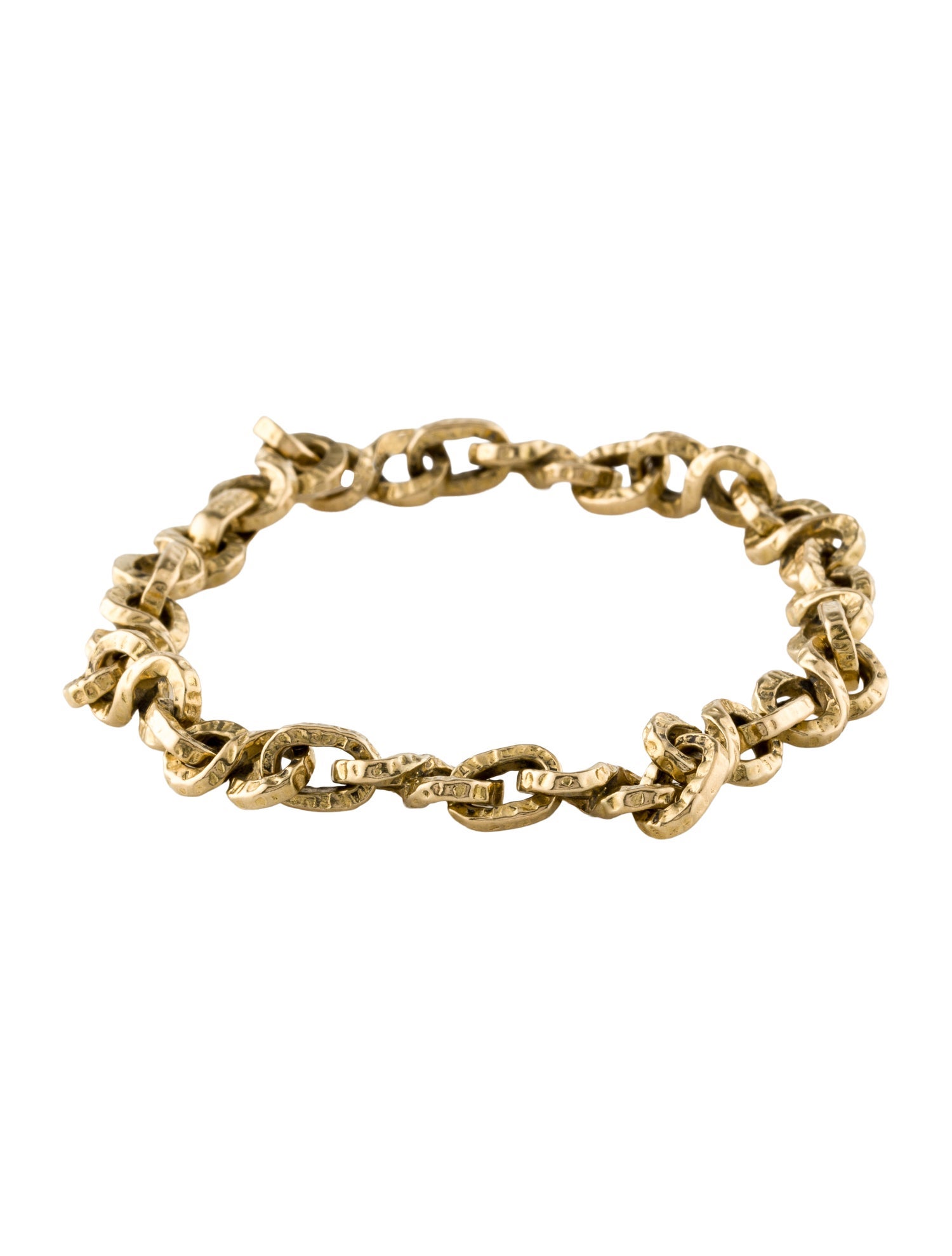 Tane Mexico 1942 18K Textured Link Bracelet