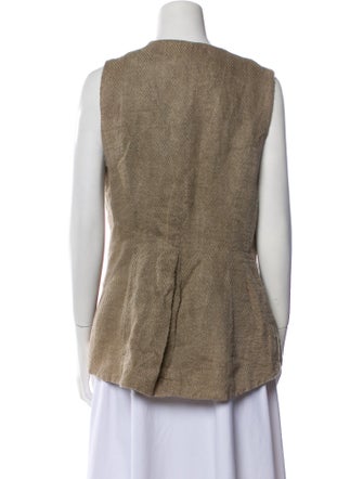T.ba Linen Vest