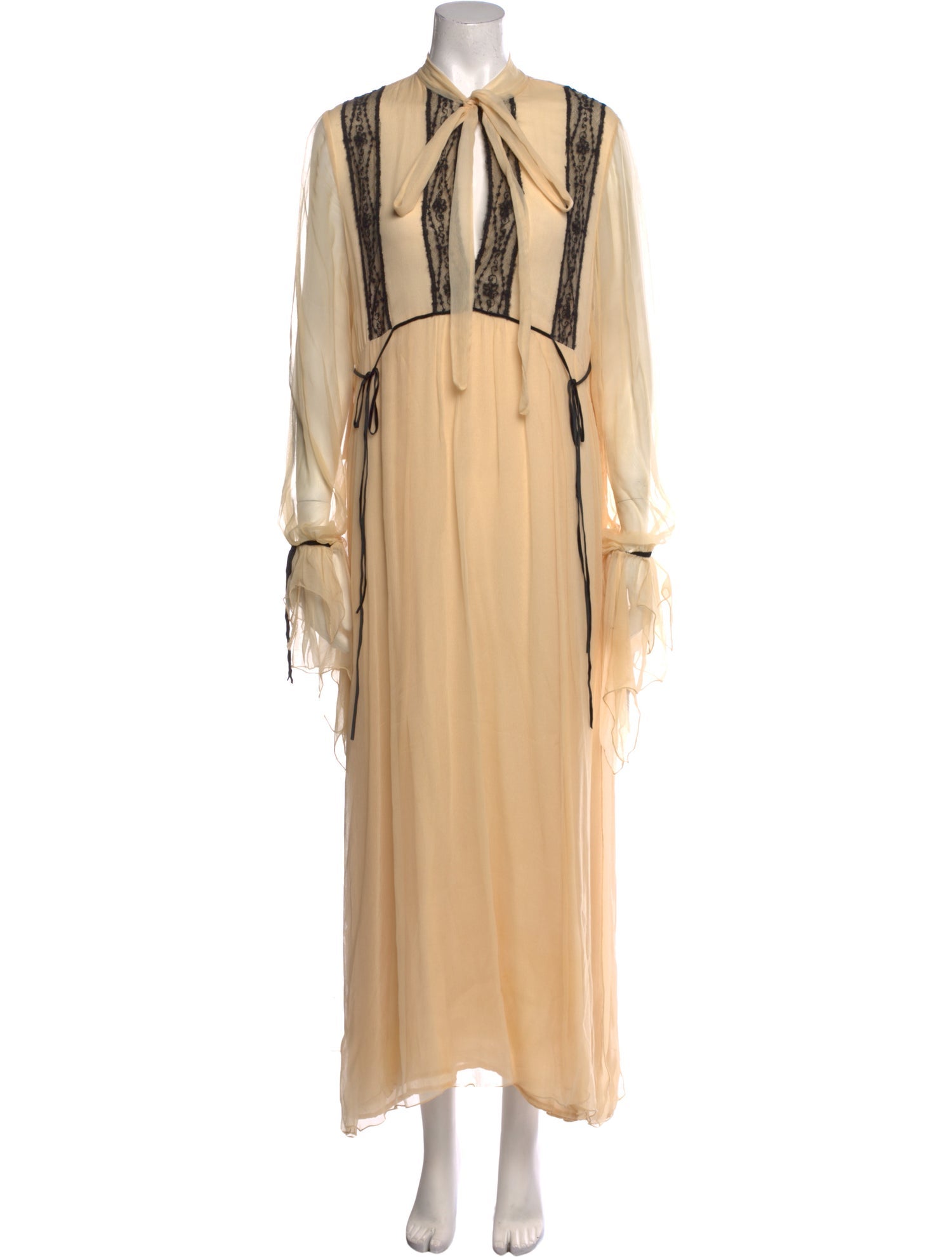 T.ba V-Neck Long Dress