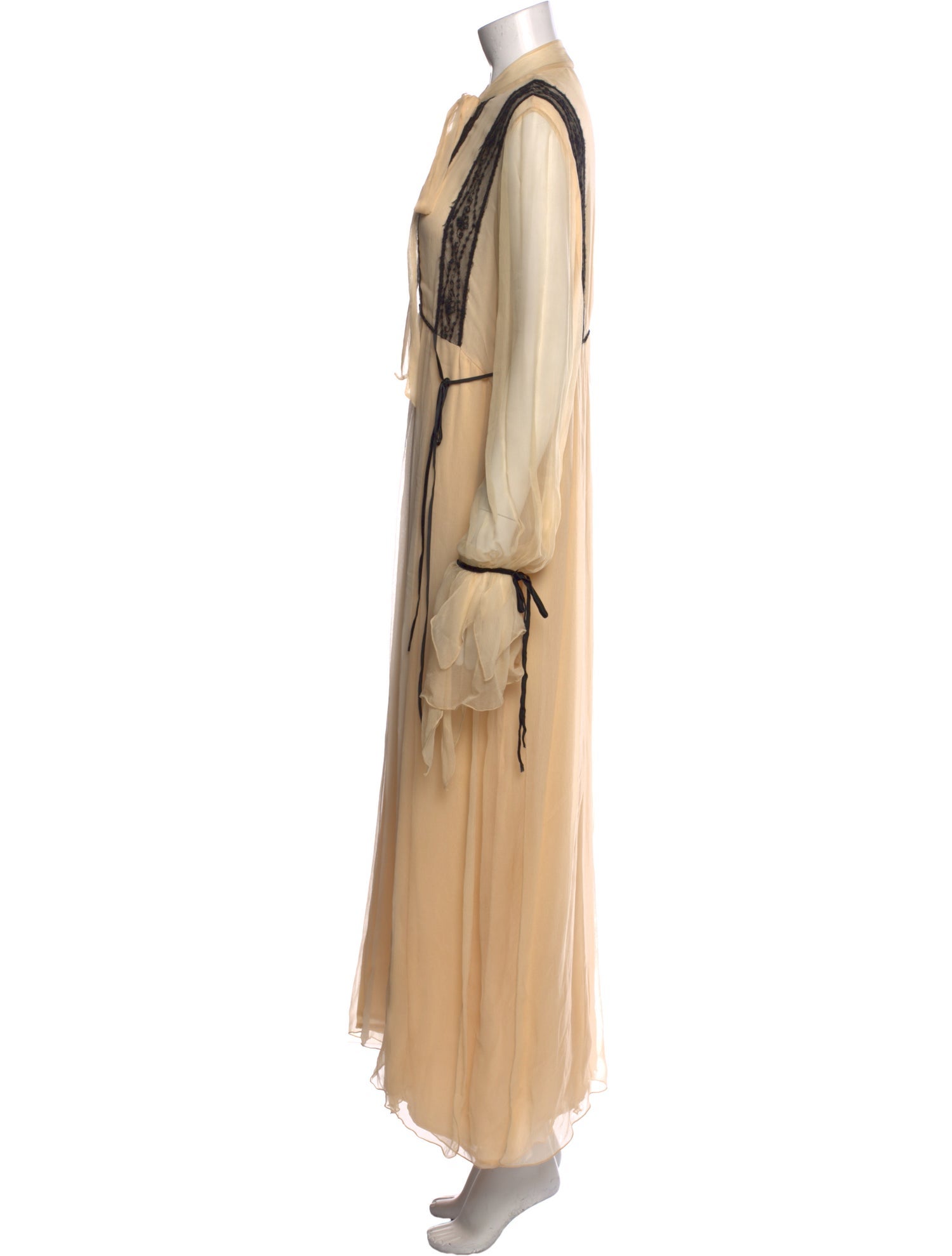 T.ba V-Neck Long Dress