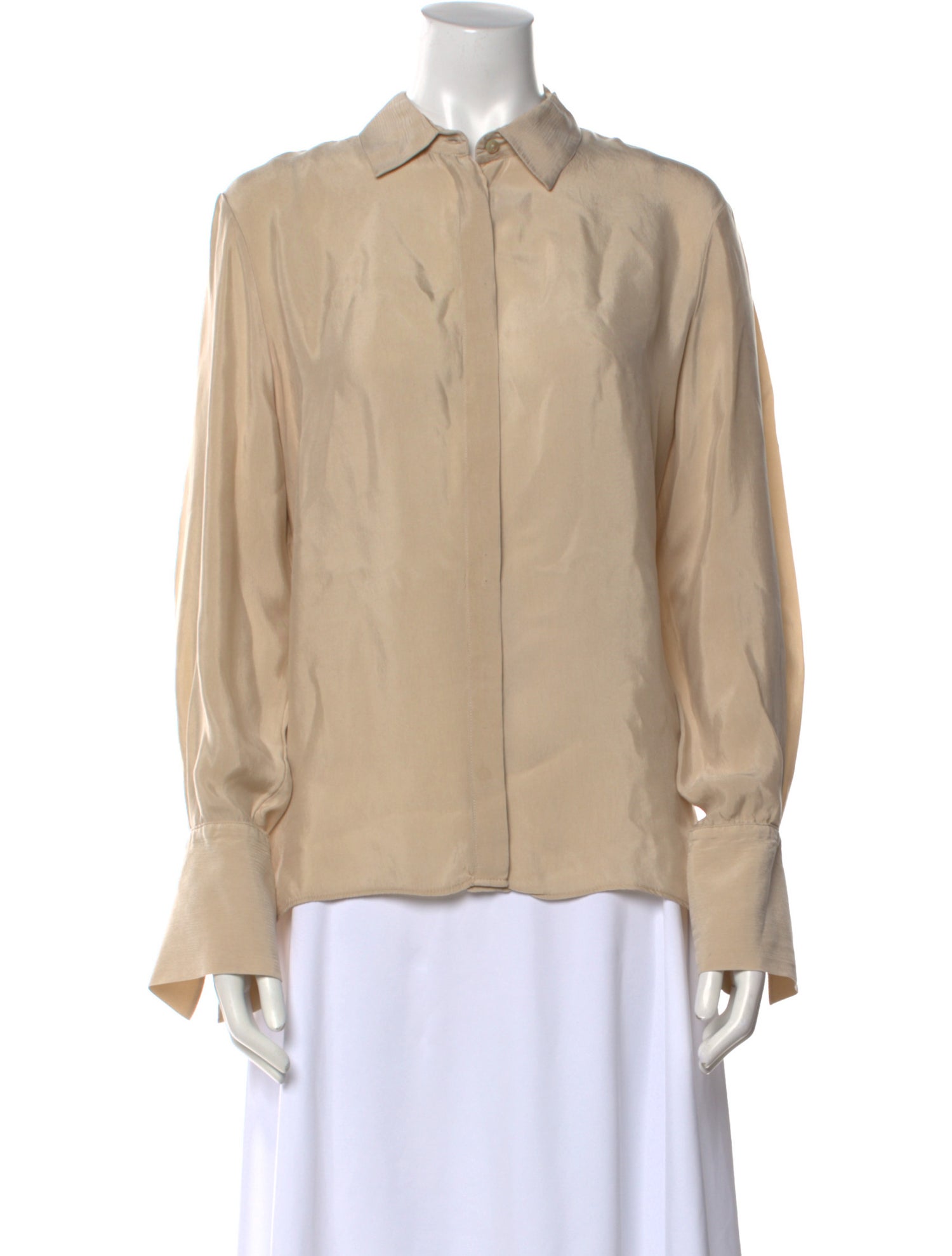 T.ba Long Sleeve Button-Up Top