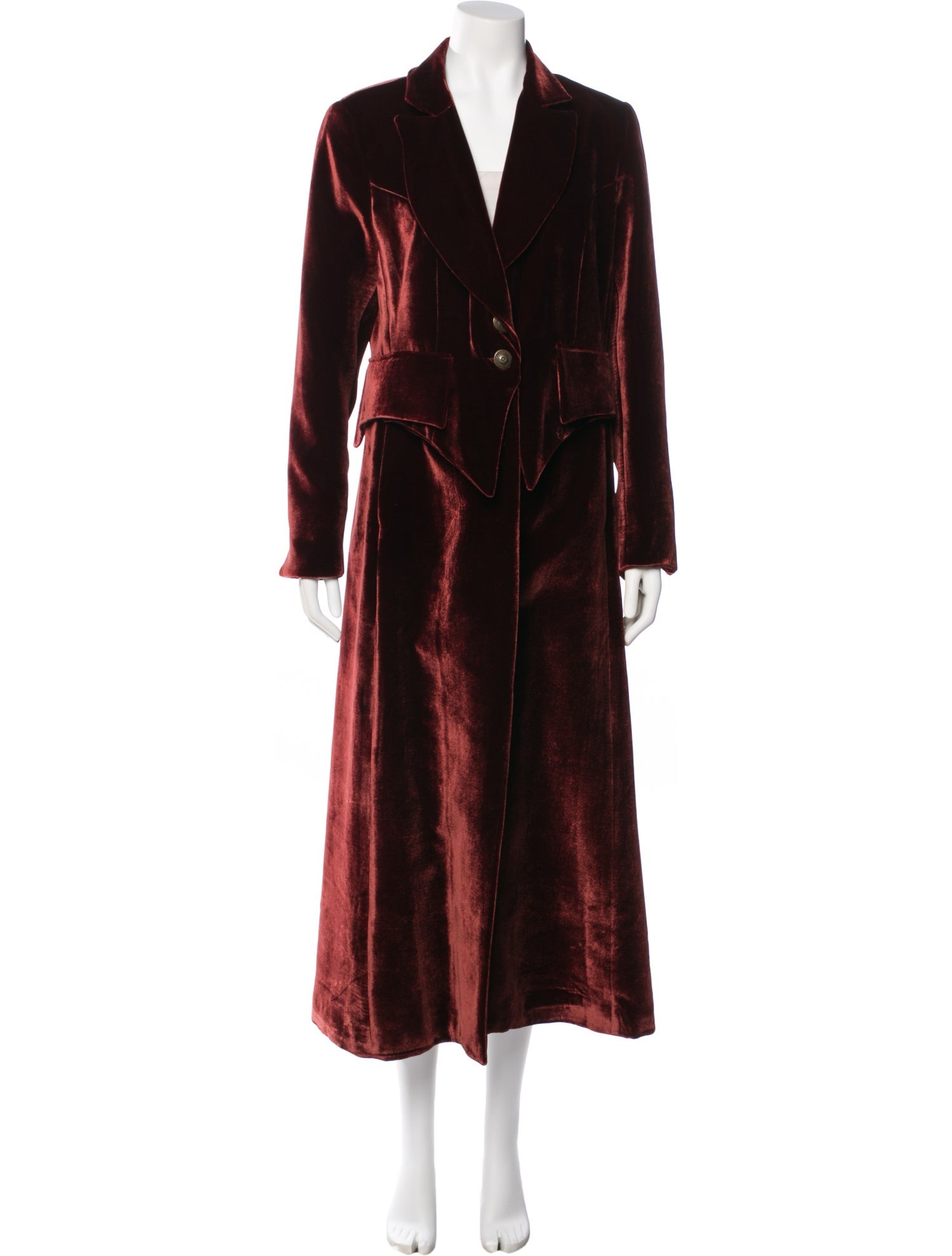 T.ba Velvet Faux Fur Coat w/ Tags