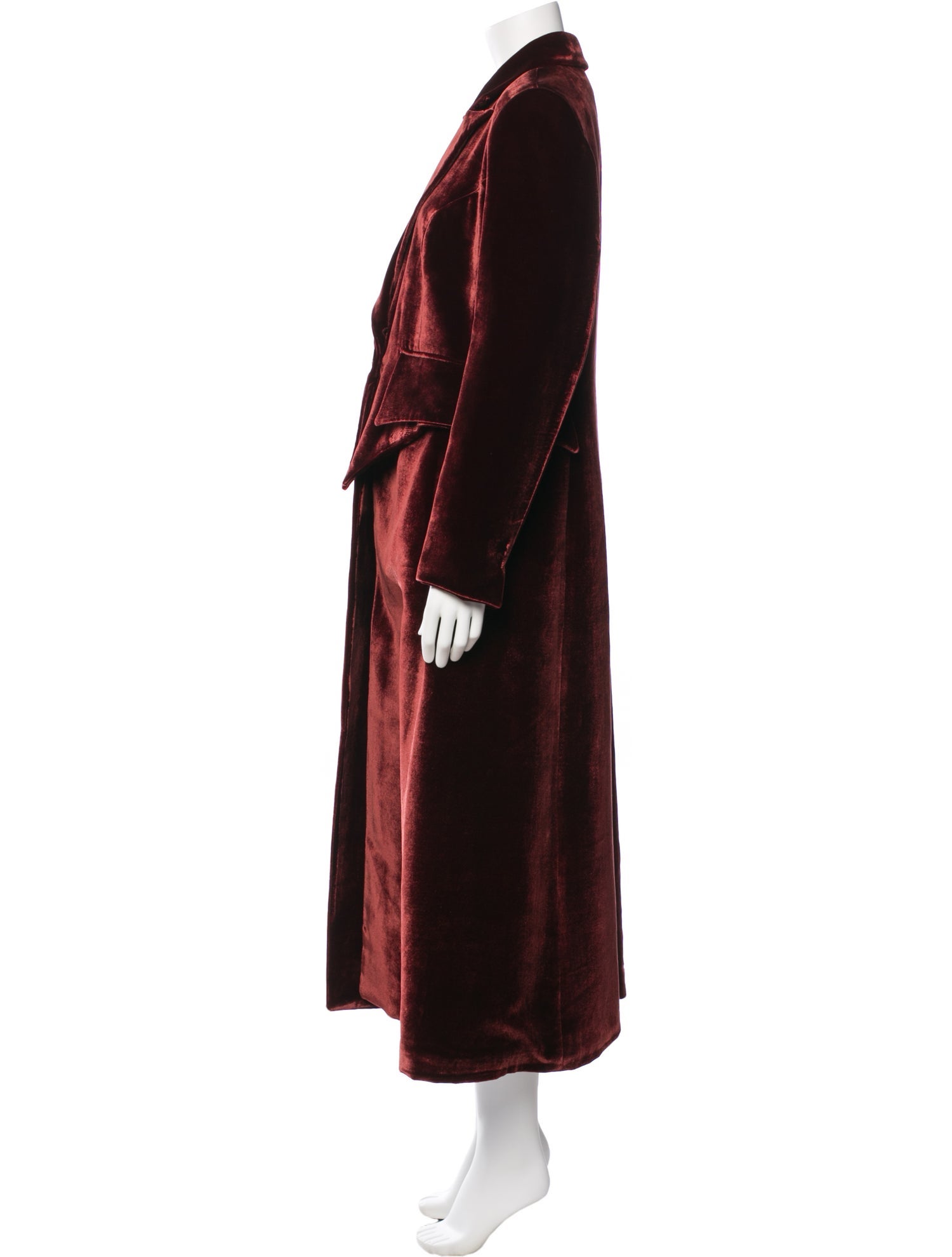 T.ba Velvet Faux Fur Coat w/ Tags