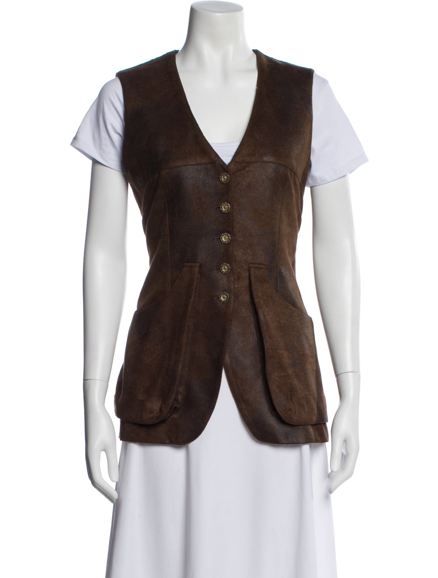 T.ba Suede Vest
