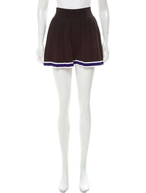 Tabula Rasa Pleated Mini Shorts Black