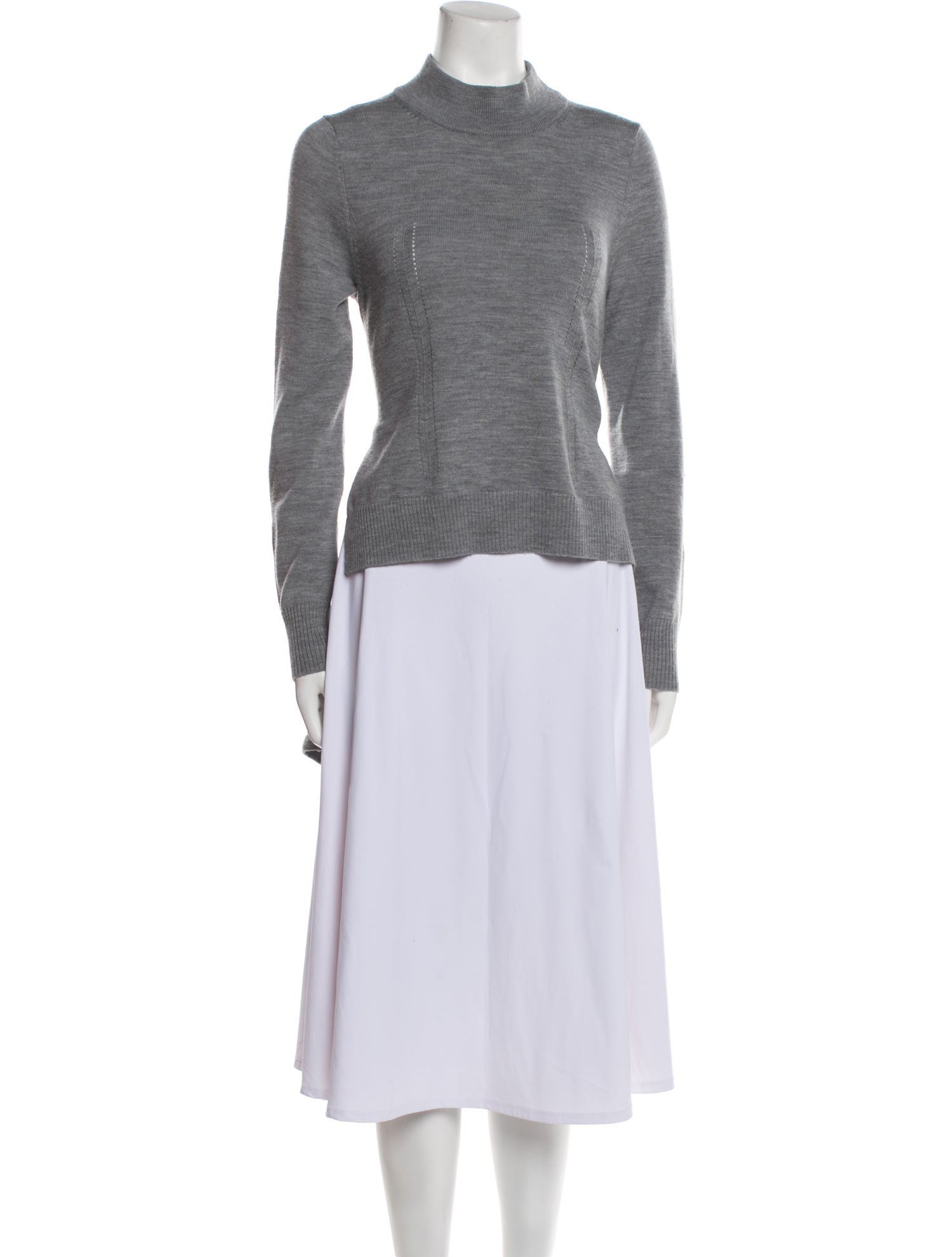Tabula Rasa Wool Mock Neck Sweater