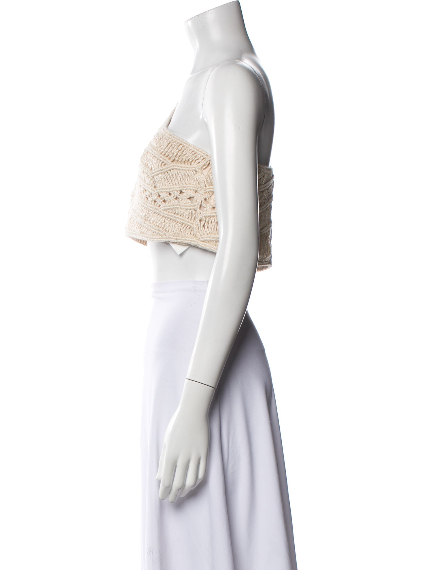 Tabula Rasa One-Shoulder Short Sleeve Crop Top