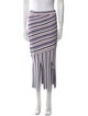 Tabula Rasa Striped Midi Length Skirt