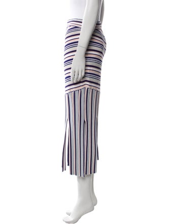Tabula Rasa Striped Midi Length Skirt