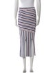 Tabula Rasa Striped Midi Length Skirt