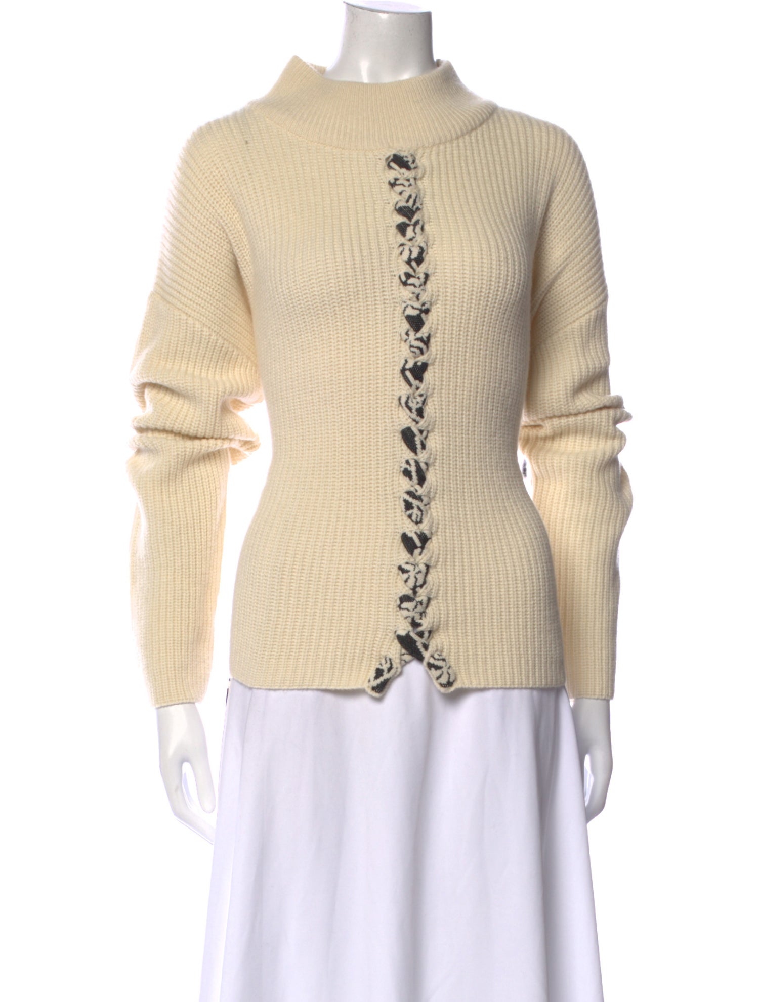 Tabula Rasa Wool Mock Neck Sweater