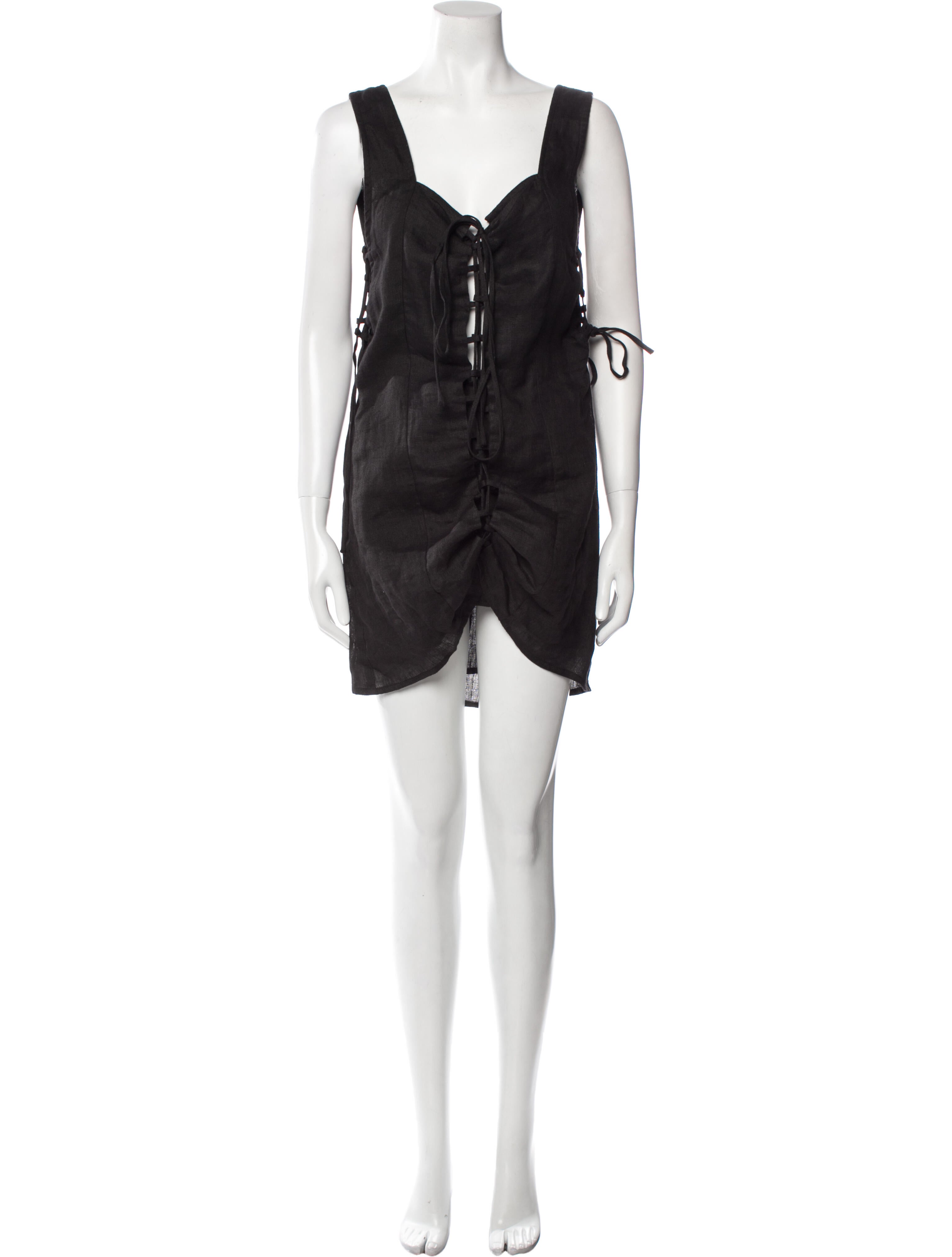 Tach Clothing Square Neckline Mini Dress