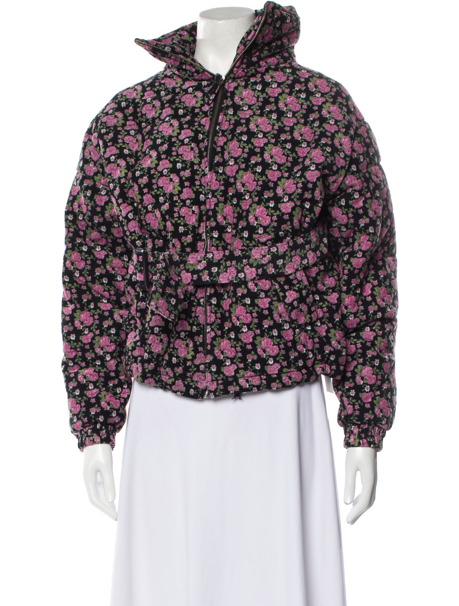 Tach Clothing Floral Print Bomber Jacket