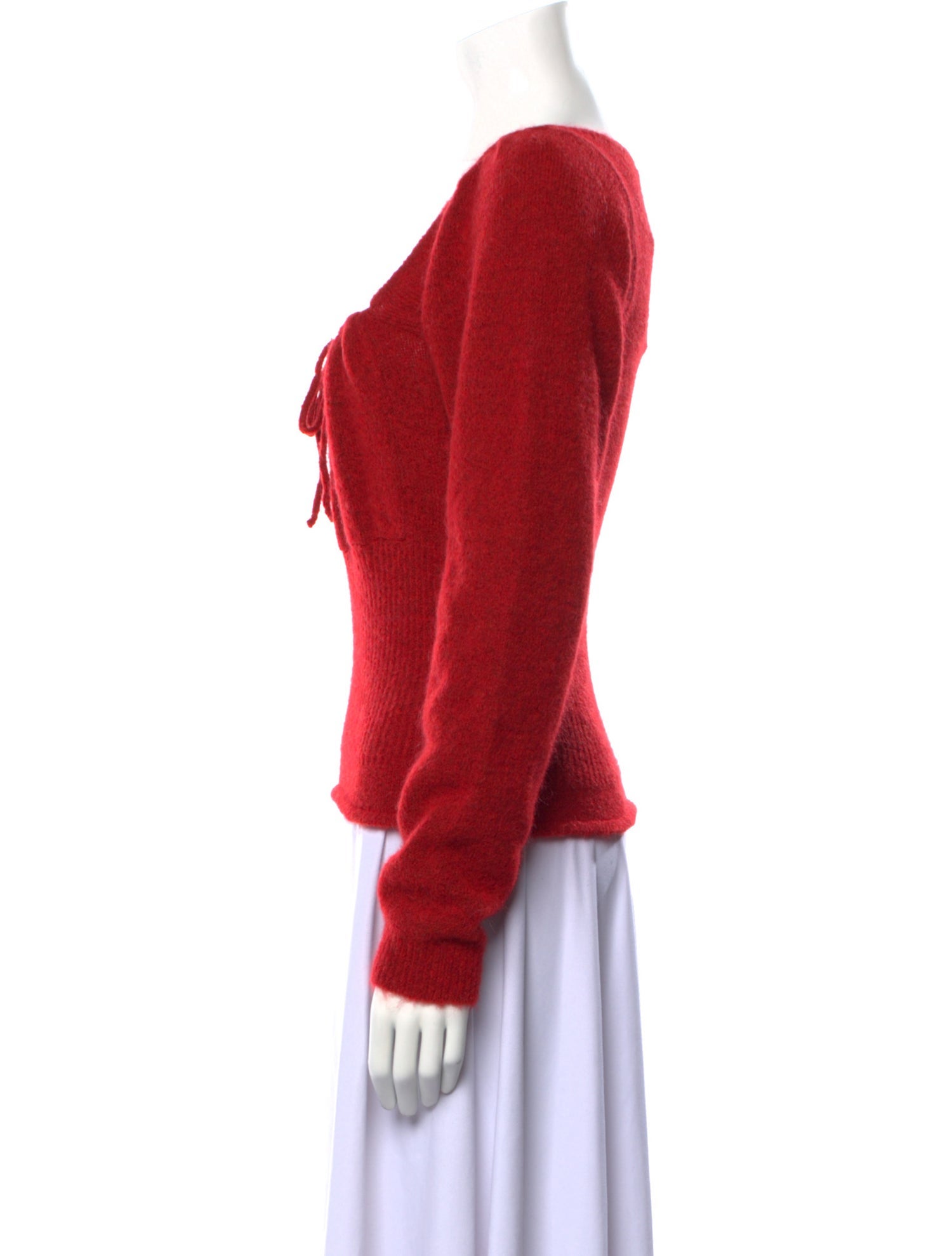 Tach Clothing Cashmere Square Neckline Sweater w/ Tags