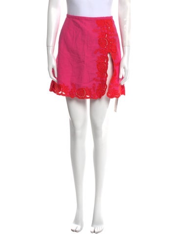 Tach Clothing Skirts Linen Mini Skirt M