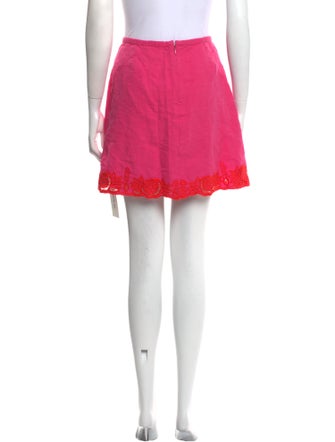 Tach Clothing Linen Mini Skirt