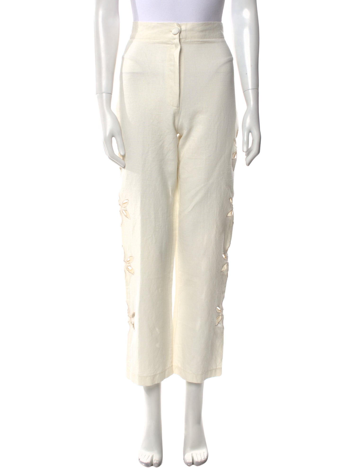 Tach Clothing Linen Straight Leg Pants