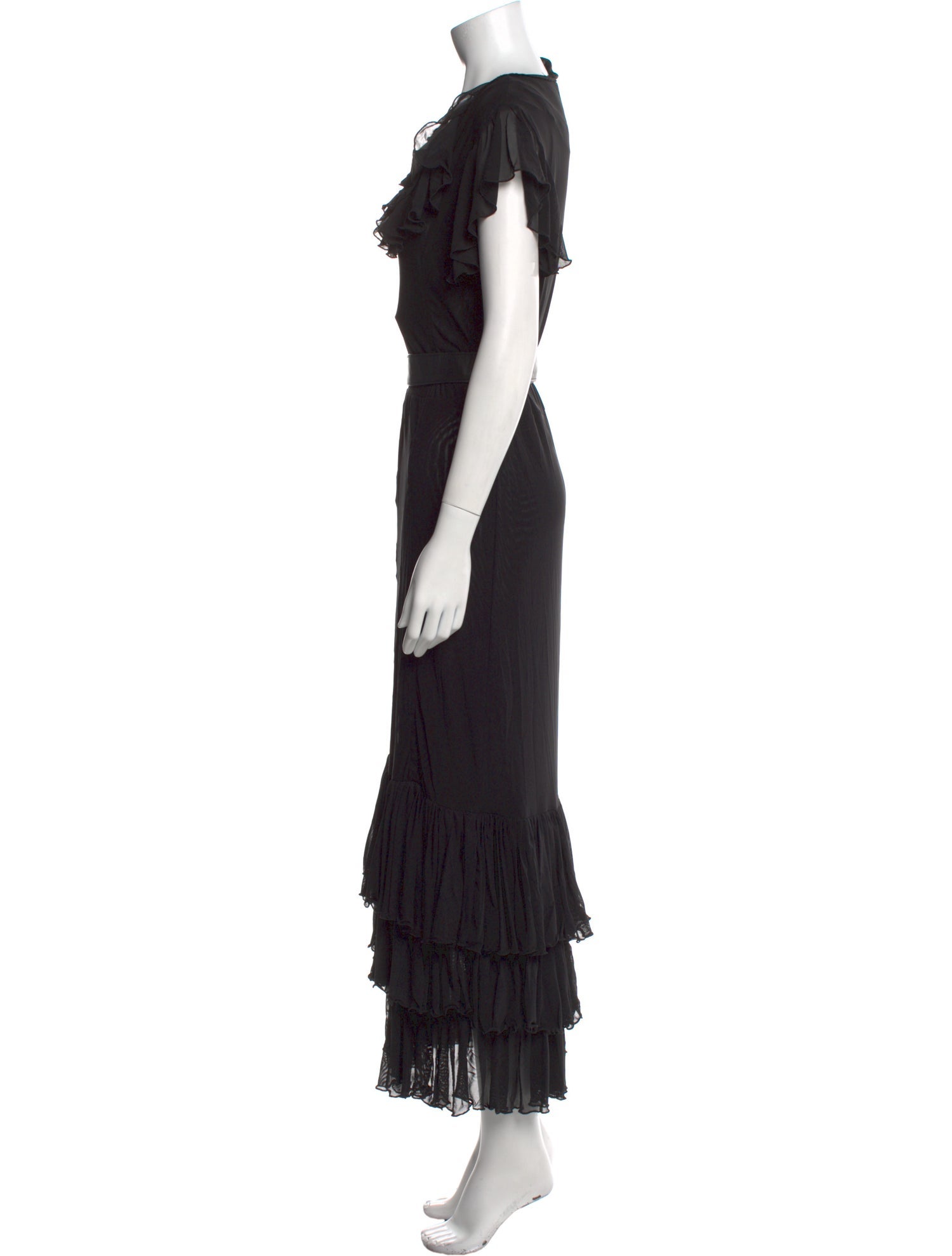 Tach Clothing V-Neck Long Dress w/ Tags