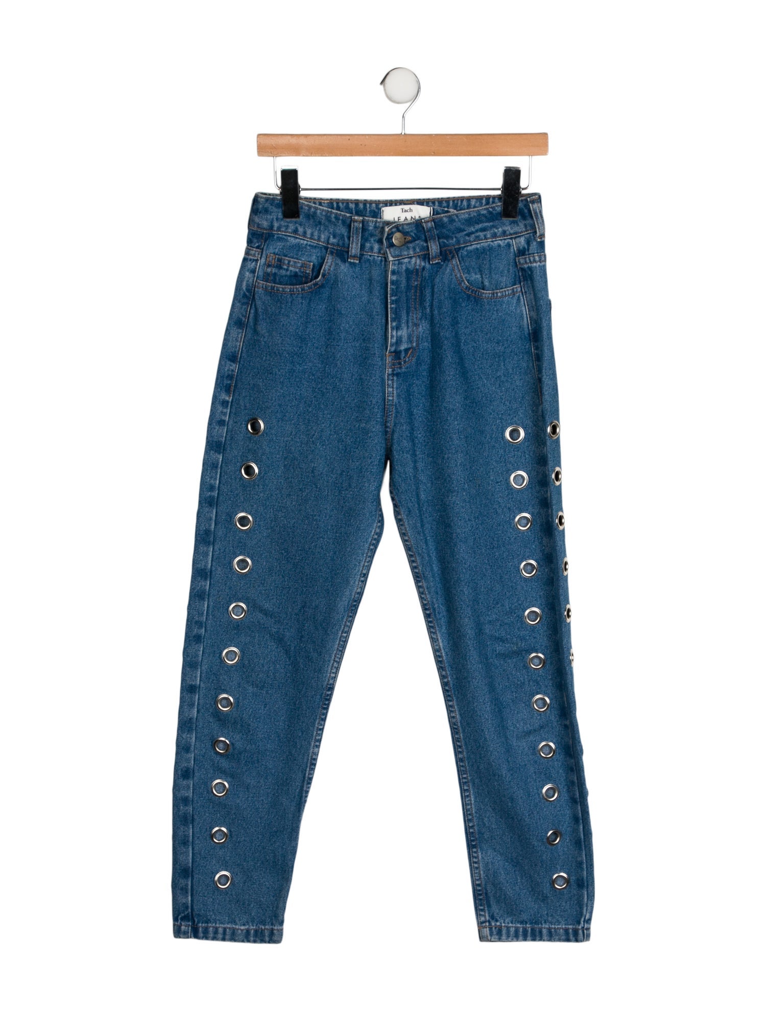 Tach Clothing High-Rise Straight Leg Jeans