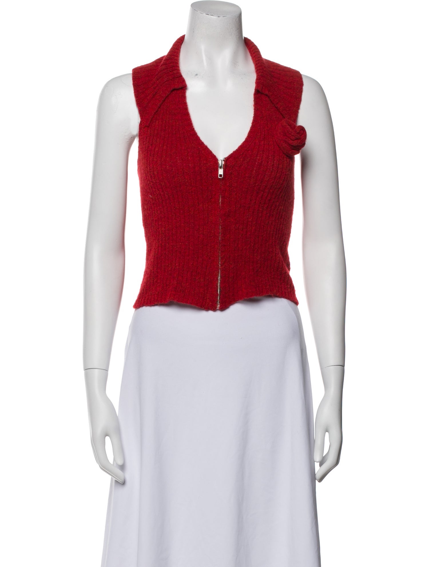 Tach Clothing V-Neck Sleeveless Crop Top