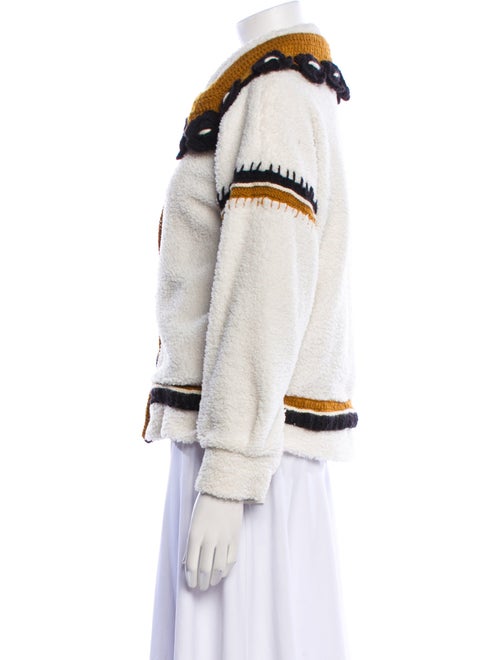 Tach Clothing Faux Fur Striped Faux Fur Jacket