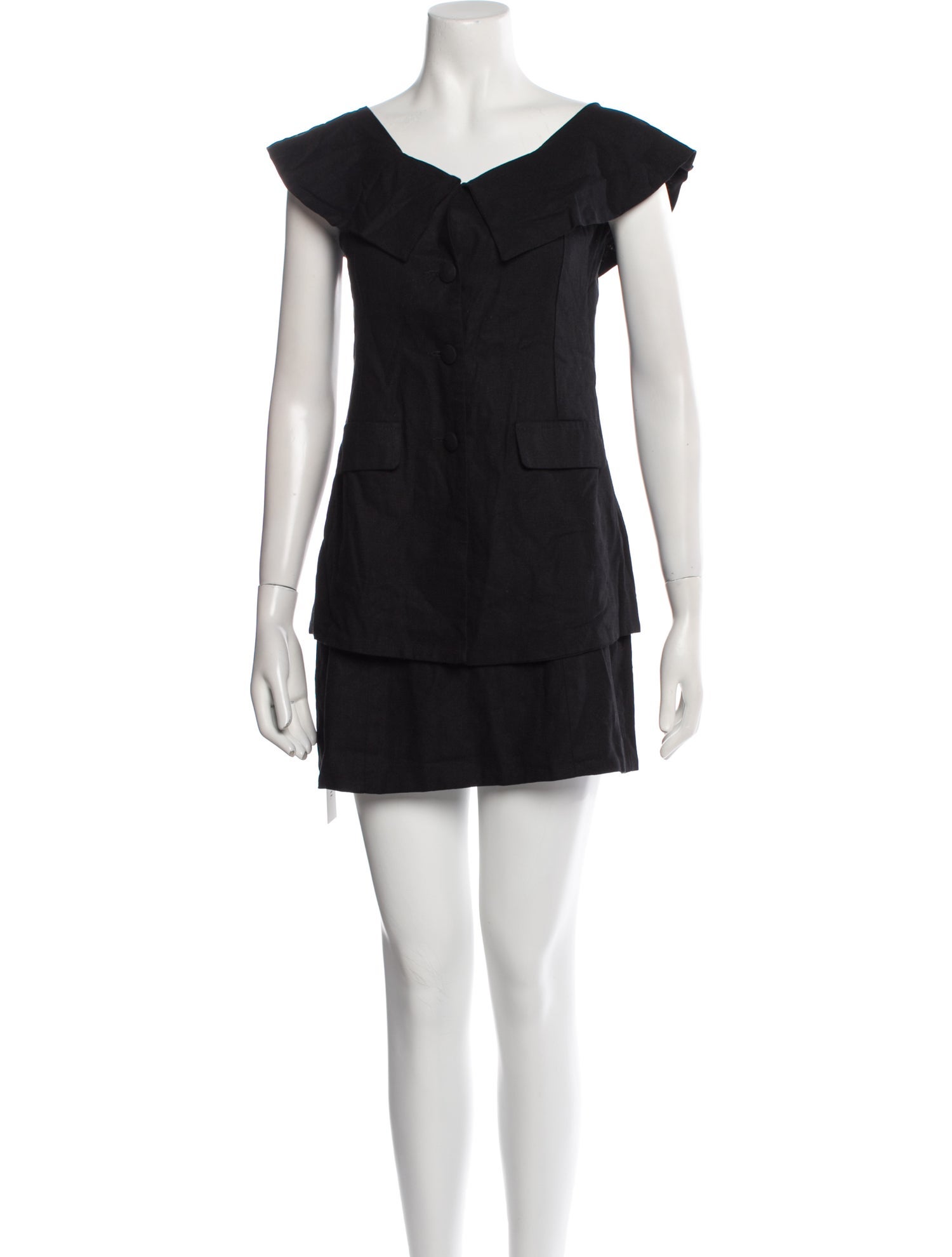 Tach Clothing Linen Skirt Set