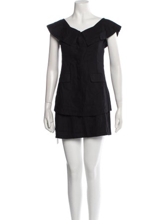 Tach Clothing Linen Skirt Set