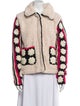 Tach Clothing Printed Faux Fur Jacket
