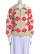 Tach Clothing Merino Wool Floral Print Sweater