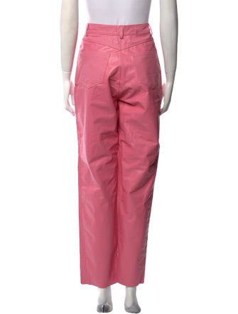 Tach Clothing Leather Straight Leg Pants