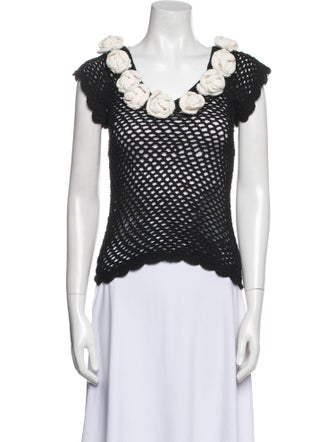 Tach Clothing Patterned V-Neck Top