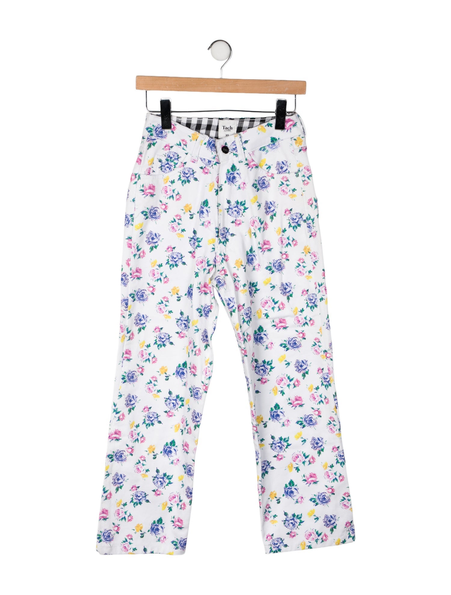 Tach Clothing Floral Print Wide Leg Pants