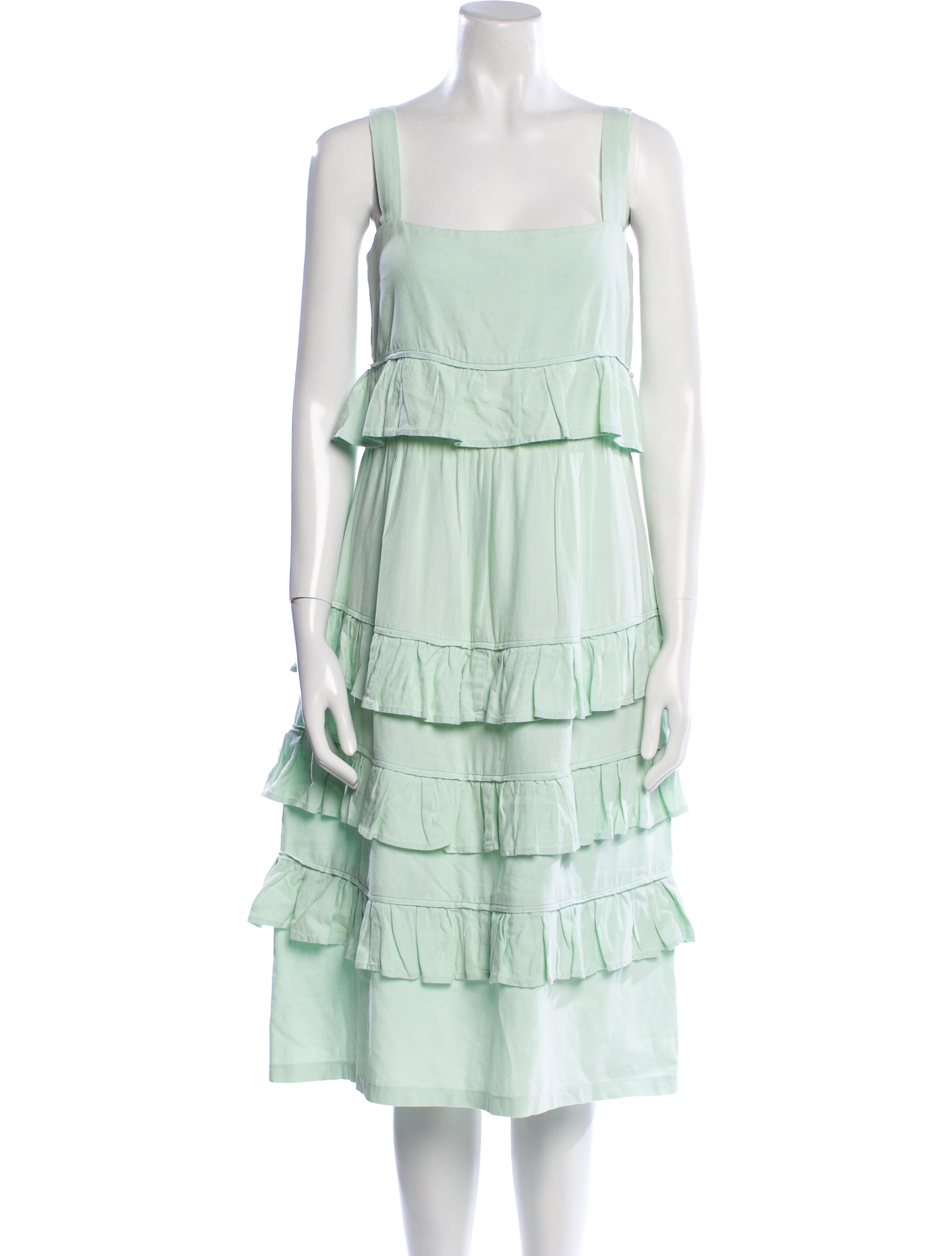 Tach Clothing Linen Knee-Length Dress