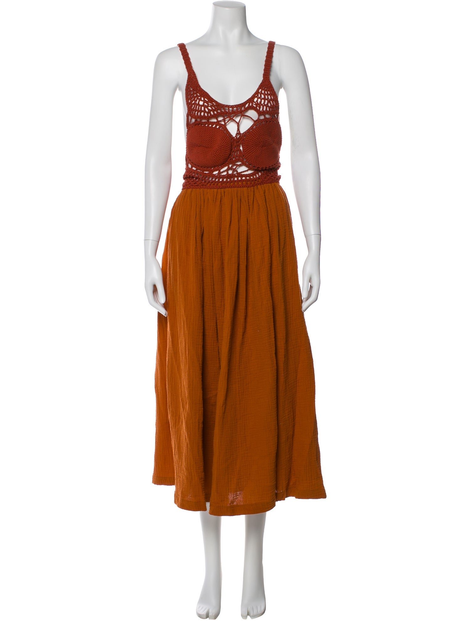 Tach Clothing Scoop Neck Long Dress