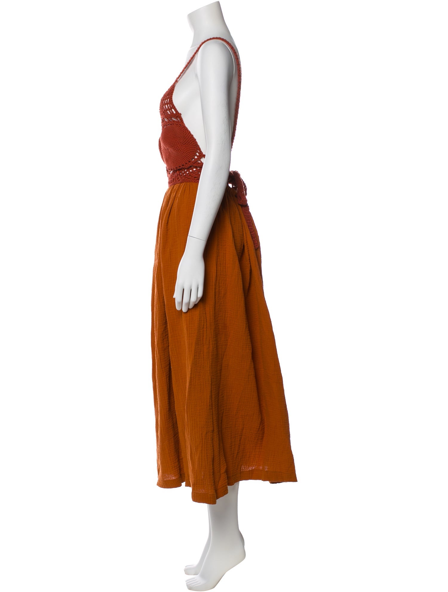 Tach Clothing Scoop Neck Long Dress