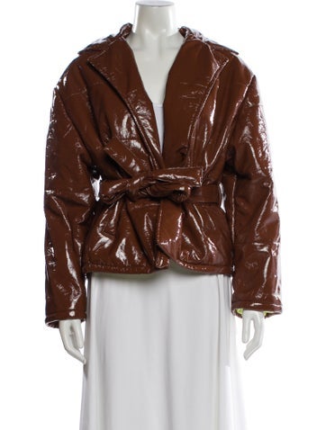 Pre-owned Tach Clothing Biker Jacket In Brown